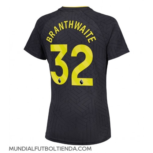 Camiseta Everton Jarrad Branthwaite #32 Segunda Equipación Replica 2024-25 para mujer mangas cortas